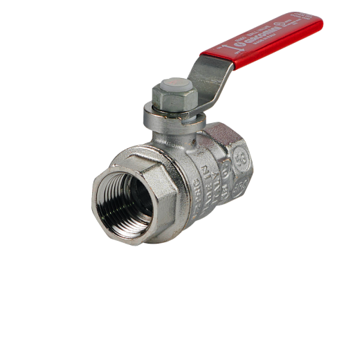 Giacomini 1 1/2" ВР/ВР Кран шаровой хромированный (ручка-рычаг)