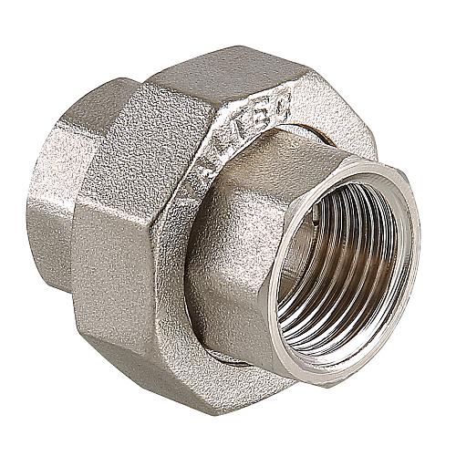 Valtec 3/4" Муфта разъемная латунная никелированная
