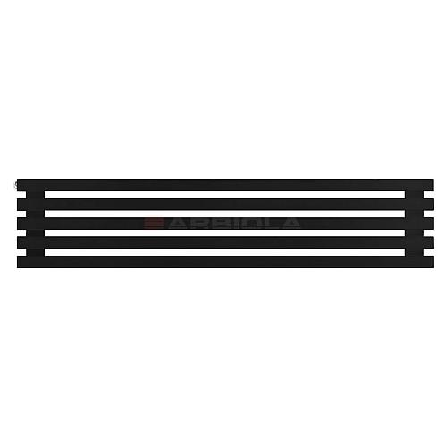 Arbiola Gorizont Ritmo H 1250-40-05 секций чёрный горизонтальный  радиатор c боковым подключением