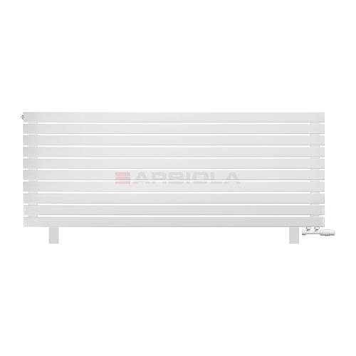 Arbiola Gorizont Liner VZ 1750-36-10 секции белый горизонтальный радиатор c нижним подключением с ножками