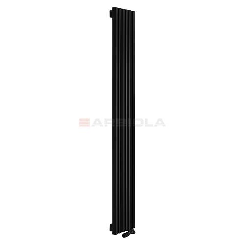 Arbiola Ritmo V 1250-40-10 секции черный вертикальный радиатор c нижним подключением