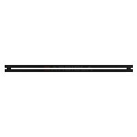Arbiola Gorizont Ritmo H 1750-40-02 секции чёрный горизонтальный  радиатор c боковым подключением