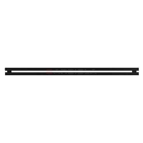 Arbiola Gorizont Ritmo H 1750-40-02 секции чёрный горизонтальный  радиатор c боковым подключением