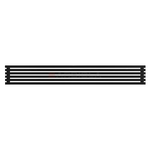 Arbiola Gorizont Ritmo H 2500-40-06 секций чёрный горизонтальный  радиатор c боковым подключением
