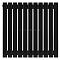 Arbiola Liner H 700-36-11 секции черный вертикальный радиатор c боковым подключением