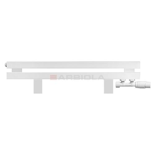 Arbiola Gorizont Ritmo VZ 1000-40-02 секции белый горизонтальный  радиатор c нижним подключением (на ножках)