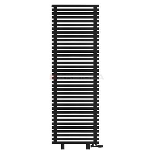 Arbiola Gorizont Ritmo VZ 700-40-37 секций чёрный горизонтальный  радиатор c нижним подключением (на ножках)