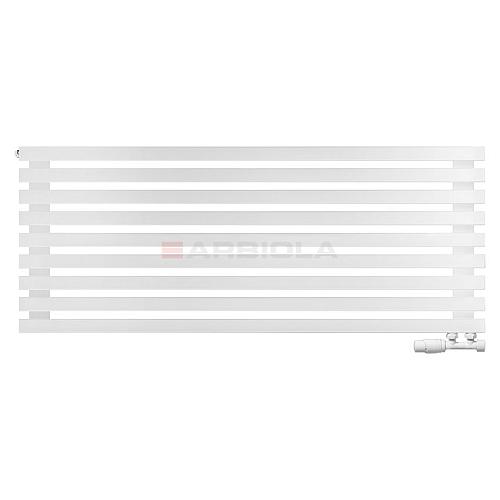 Arbiola Ritmo Gorizont V 1250-40-09 секций белый горизонтальный радиатор c нижним подключением