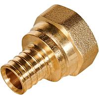 ROMMER Переходник с накидной гайкой 16xG1/2 для трубы из сшитого полиэтилена осевой