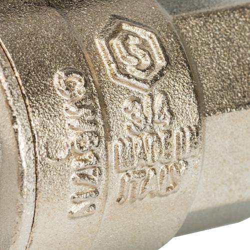 SVB-0004-000020 STOUT ВР/НР 3/4 Кран шаровой муфта/резьба полнопроходной (бабочка)