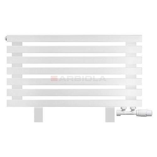 Arbiola Gorizont Ritmo VZ 750-40-07 секций белый горизонтальный  радиатор c нижним подключением (на ножках)