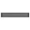 Arbiola Gorizont Ritmo H 2200-40-06 секций чёрный горизонтальный  радиатор c боковым подключением