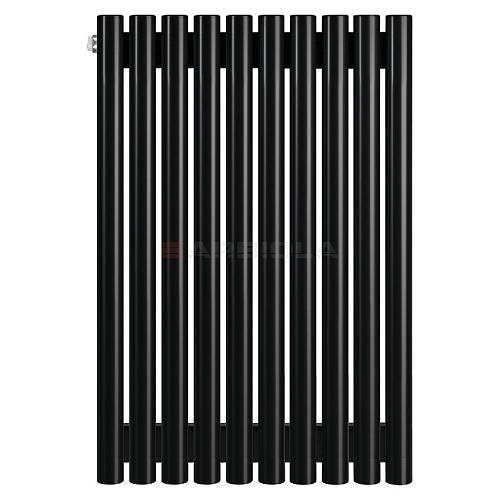 Arbiola Iris 42 H 700-42-10 секции черный вертикальный радиатор c боковым подключением