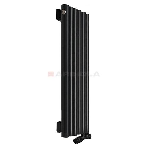 Arbiola Iris 42 V 750-42-08 секции черный вертикальный радиатор c нижним подключением