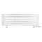 Arbiola Gorizont Ritmo VZ 1250-40-07 секций белый горизонтальный  радиатор c нижним подключением (на ножках)