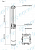 Aquario ASP3B-75-100BE скважинный насос (кабель 1.5м)