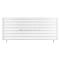 Arbiola Gorizont Ritmo HZ 2200-40-15 секций белый горизонтальный  радиатор c боковым подключением (на ножках)