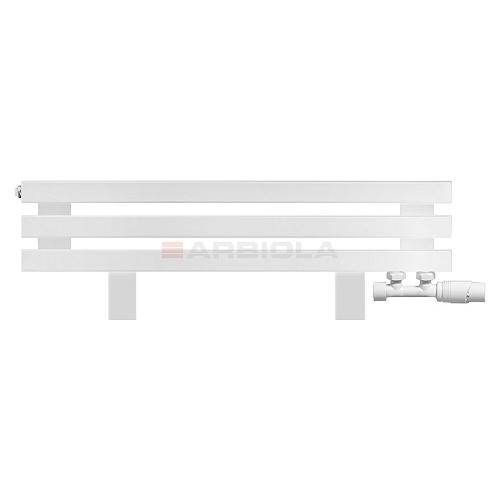 Arbiola Gorizont Ritmo VZ 1000-40-03 секции белый горизонтальный  радиатор c нижним подключением (на ножках)