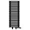 Arbiola Gorizont Ritmo VZ 600-40-21 секция чёрный горизонтальный  радиатор c нижним подключением (на ножках)