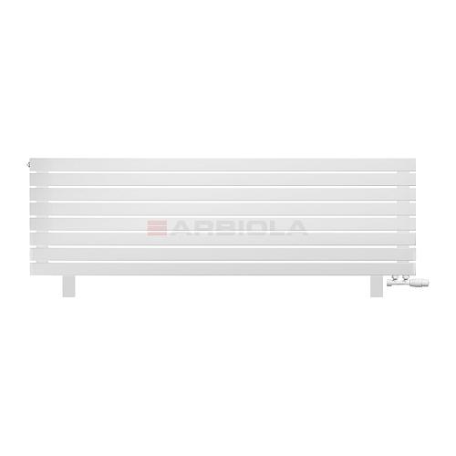 Arbiola Gorizont Liner VZ 1750-36-08 секции белый горизонтальный радиатор c нижним подключением с ножками