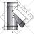 Тройник 45° Вулкан 160 мм VHR без изоляции