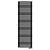 Arbiola Ritmo Gorizont V 750-40-40 секций чёрный горизонтальный радиатор c нижним подключением
