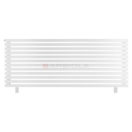 Arbiola Gorizont Ritmo HZ 1750-40-12 секций белый горизонтальный  радиатор c боковым подключением (на ножках)
