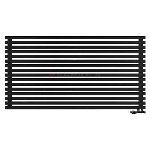 Arbiola Ritmo Gorizont V 1800-40-16 секций чёрный горизонтальный радиатор c нижним подключением