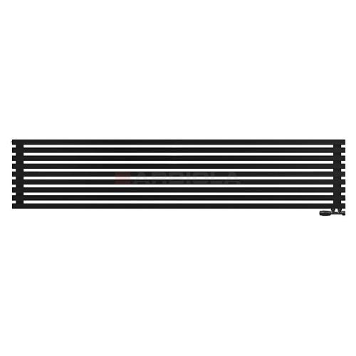 Arbiola Ritmo Gorizont V 2500-40-09 секций чёрный горизонтальный радиатор c нижним подключением
