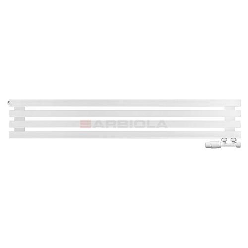 Arbiola Ritmo Gorizont V 1250-40-04 секции белый горизонтальный радиатор c нижним подключением