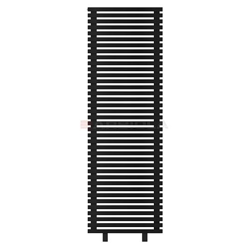 Arbiola Gorizont Ritmo HZ 700-40-38 секций чёрный горизонтальный  радиатор c боковым подключением (на ножках)
