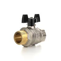 Elsen Кран шаровой, Strong T, НВ 1/2", ручка - бабочка