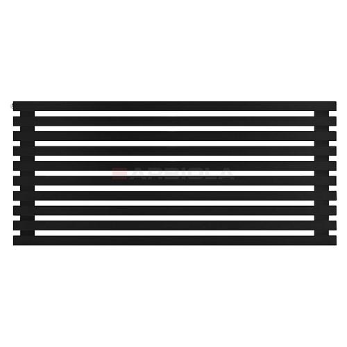 Arbiola Gorizont Ritmo H 1200-40-10 секций чёрный горизонтальный  радиатор c боковым подключением