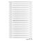 Arbiola Gorizont Ritmo V 700-40-20 секции белый горизонтальный радиатор c нижним подключением