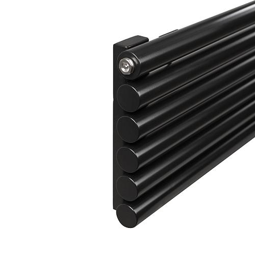 Arbiola Gorizont Iris H 700-42-11 секции черный горизонтальный радиатор c боковым подключением