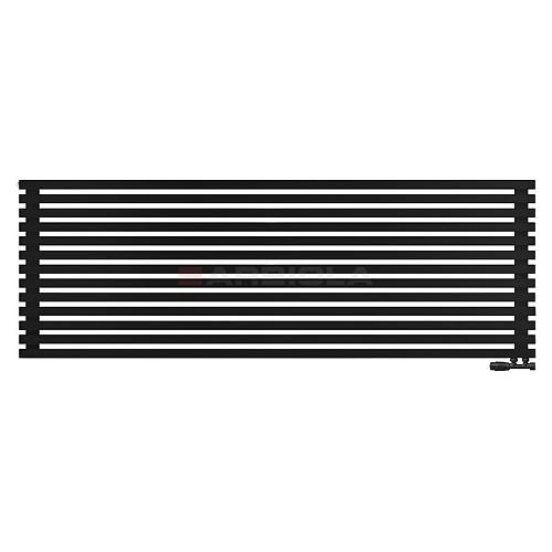 Arbiola Ritmo Gorizont V 2200-40-13 секций чёрный горизонтальный радиатор c нижним подключением