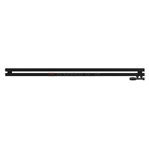 Arbiola Ritmo Gorizont V 1500-40-02 секции чёрный горизонтальный радиатор c нижним подключением