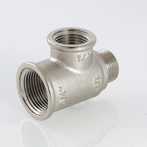 Valtec 3/4" х 1/2" х 1/2" Тройник переходной наружная-внутренняя-внутренняя резьба