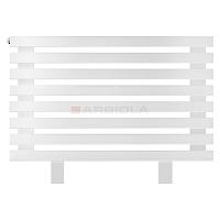 Arbiola Gorizont Ritmo HZ 700-40-08 секций белый горизонтальный  радиатор c боковым подключением (на ножках)