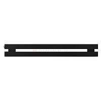 Arbiola Gorizont Ritmo H 1000-40-02 секции чёрный горизонтальный  радиатор c боковым подключением