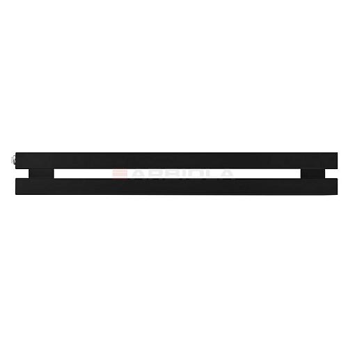 Arbiola Gorizont Ritmo H 750-40-02 секции чёрный горизонтальный  радиатор c боковым подключением