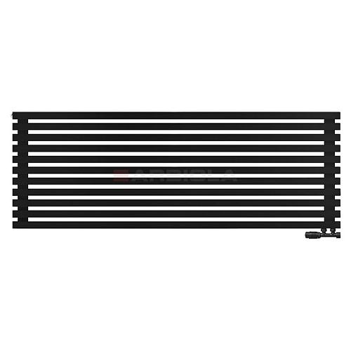 Arbiola Ritmo Gorizont V 1750-40-11 секций чёрный горизонтальный радиатор c нижним подключением
