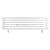 Arbiola Gorizont Ritmo HZ 1250-40-06 секций белый горизонтальный  радиатор c боковым подключением (на ножках)