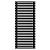 Arbiola Gorizont Ritmo H 700-40-29 секций чёрный горизонтальный  радиатор c боковым подключением