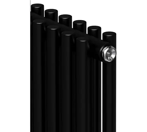 Royal Thermo Shift R22 C2180 - 10 секций RAL9005m Дизайн-радиатор  (черный) с боковым подключением