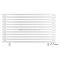 Arbiola Gorizont Ritmo VZ 1250-40-12 секций белый горизонтальный  радиатор c нижним подключением (на ножках)