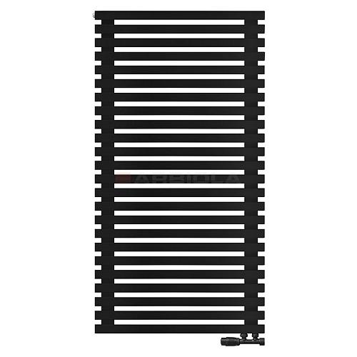 Arbiola Gorizont Ritmo V 700-40-24 секции чёрный горизонтальный радиатор c нижним подключением