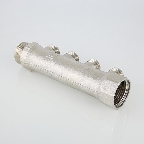 Valtec 3/4", 3 х 1/2" Коллектор с наружной резьбой 3 вых. (плоское уплотнение)