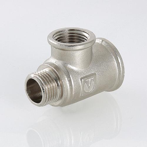 Valtec 3/4" х 1/2" х 1/2" Тройник переходной наружная-внутренняя-внутренняя резьба