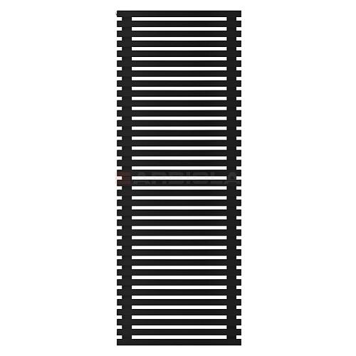 Arbiola Gorizont Ritmo H 700-40-34 секции чёрный горизонтальный  радиатор c боковым подключением
